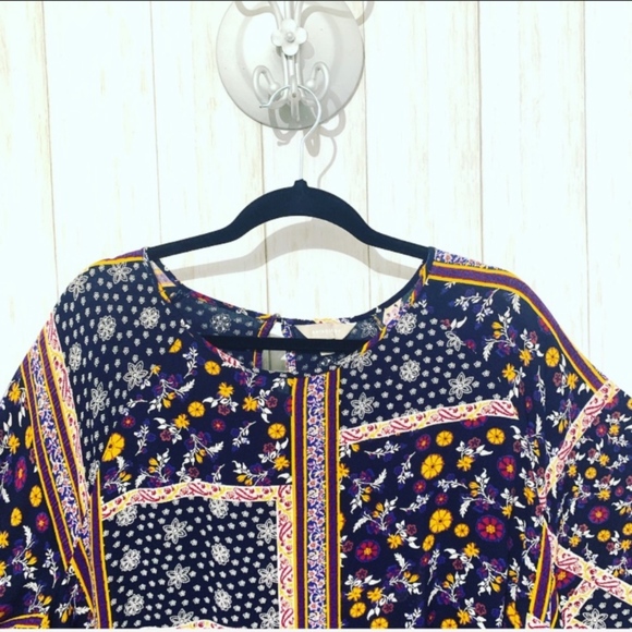 Anthology Fringed floral Tunic cover up size 20 - Picture 3 of 8